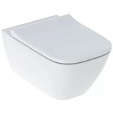 Geberit WC šolja SET SMYLE SQUARE RIMFREE SOFT CLOSE | ePonuda.com