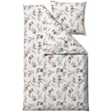 Södahl Zelena/bež posteljina za krevet za jednu osobu od pamučnog satena 140x200 cm Soft Tropic – | shoptok.hr