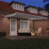 Tenda na automatsko uvlačenje LED antracit i bijela 450x300 cm | Eponuda.com
