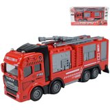 Magic Toys Fire Truck: Kovinski tovornjak s kolesi za gasilsko postajo 20cm | Shoptok.si