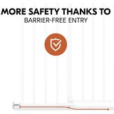 Hauck Varovalna ograja CLEAR STEP 2 + 21cm | Shoptok.si