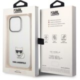 Karl Lagerfeld kLHCP14LCTTR zaščita ovitek za iphone 14 pro prozoren - choupette logo | Shoptok.si