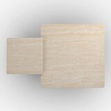 Bessagi Home Klubska Miza Lucca, Krem Barve, 2-Delni Set | Shoptok.si