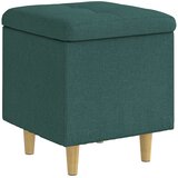  Otoman za pohranu Tamnozelena 40 x 40 x 45 cm tkanina | Eponuda.com