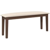  Klupa 110 cm smeđa guma od punog drveta | shoptok.hr