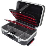 Ks Tools Kovček s trdimi stenami iz ABS s teleskopskim ročajem za vleko, DxŠxV 435 x 310 x 160 mm, črne barve | Shoptok.si