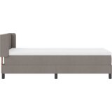 Box Postelja z vzmetnico z vzmetnico Taupe 200 x 100 cm Poliester, (5000128526) | Shoptok.si