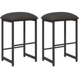  stolica 2 kom. Tamnosiva 40 x 32 x 74 cm | shoptok.hr