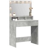  Toaletni stol s policom Betonski sivi 78,5 x 41 x 135 cm | Eponuda.com