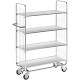 Kongamek pocinkan nivojski voziček, 4 police, 4 kolesa, 2 z zavoro, dxšxv 1195 x 470 x 1590 mm Cene