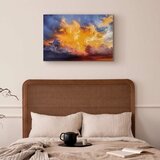  Slika - Beautiful Sunset - Clouds in Warm Shades 120x80 | shoptok.hr