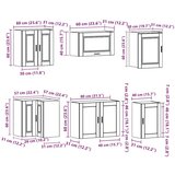  11-dijelni set kuhinjskih ormarića Porto konstruiranog drva | shoptok.hr
