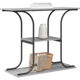  Konzolna stolica s policom Siva Sonoma 101 x 35 x 80,5 cm | Eponuda.com