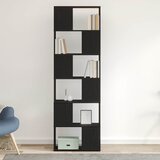  Ormar za knjige/Pregrada za sobu crni hrast 60x24x186 cm | Shoptok.si