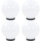 vidaXL LED okrogle svetilke 4 kosi krogle 20 cm PMMA Cene