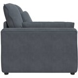  Modularni kauč s naslonom za ruke i jastucima tamno sivi 100 cm | shoptok.hr