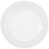  plitvi krožnik Jasmin, porcelan, bela, 25 cm | Shoptok.si