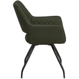 MID.YOU NASLANJAČ, les, kovina, tekstil zelena, črna | Shoptok.si