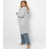 Pri Cardigan Long Chunky Braid Wool Sweater | shoptok.hr