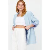 Trendyol Light Blue Regular Lining Detailed Blazer Jacket | shoptok.hr