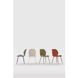 Marckeric Podstavljene blagovaonske stolice u setu 4 kom boja terakote Ansu – | shoptok.hr