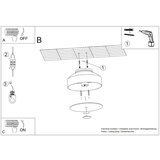 Nice Lamps Zelena stropna svetilka Blacko – | Shoptok.si