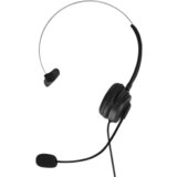 XQISIT BREZŽIČNE NAUŠESNE SLUŠALKE MONO SLUŠALKE Z MIKROFONOM ČRNE, (21968888) | Shoptok.si