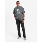 Ombre Men's denim pants STRAIGHT LEG - black | Eponuda.ba