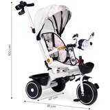ECO TOYS Dječji tricikl sa okretnim sjedalom, ručkom za guranje i nadstrešnicom, | shoptok.hr