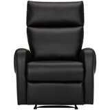 Mömax počivalnik ancona ii, črna, videz usnja, relax funkcija | Shoptok.si