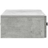 Stolna montirana na zid Betonska siva 87 5 x 34 5 x 17 cm | shoptok.hr