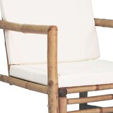  Sedežna garnitura z blazinami 4-delna bambus | Shoptok.si