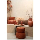 Light & Living Oranžen tabure iz tkanine bouclé Leyla – | Shoptok.si