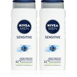 Nivea Men Sensitive gel za prhanje za telo in lase (ugodno pakiranje) Cene