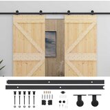  Klizna vrata 2 kom. 100 x 210 cm Masivna borovina | shoptok.hr