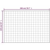 vidaXL Teška deka siva 135x200 cm 10 kg od tkanine | shoptok.hr