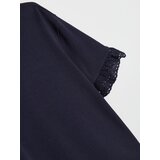 Sinsay Pamučna bluzica s čipkastim detaljima | shoptok.hr