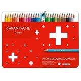 CARAN D'ACHE Set drvenih bojica Swisscolor Metal 30 kom Cene
