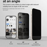 Ringke Cover Display ID Glass kaljeno staklo za iPhone 15 Plus -Privacy | shoptok.hr