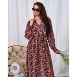 Resti Camel patterned women's maxi dress | Eponuda.ba