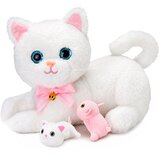  Interactive Kitten with Bottle and Little Sounds Melodies Recording White | shoptok.hr