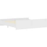  Kreveta s uzglavljem i podnožjem bijeli 200 x 200 cm | shoptok.hr
