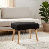  Klupa Jednobojno Crna 60 x 40 x 45 cm Bouclé | Eponuda.ba