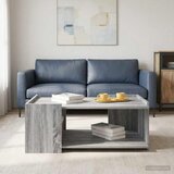  Kava Stol Siva sonoma 90 x 50 x 33 cm Konstruirano drvo | shoptok.hr