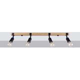  Sollux SL.1298 - ZUCA spot svetiljka 4xE27/15W/230V crna | Eponuda.com