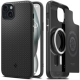Spigen MAG ARMOR OVITEK ZA TELEFON MAGSAFE IPHONE 15 MAT ČRNA, (21974066) | Shoptok.si