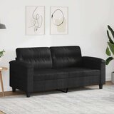  Dvosjed od tkanine crni 140 cm mikrovlakana | Eponuda.ba