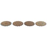  Podmetač Home ESPRIT Pluto Dolomite 20 x 20 x 1 cm (4 kom.) | shoptok.hr