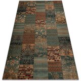 RugsX Preproge Preproga volna KASHQAI 4327 400 Patchwork zelena 80x160 cm Zelena | Shoptok.si