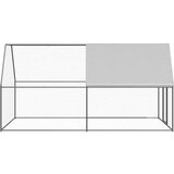 vidaXL Vanjski kavez za kokoši 2 x 4 x 2 m od pocinčanog čelika | shoptok.hr